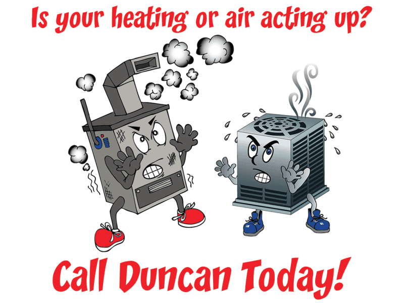 Duncan Heating and Air Services team